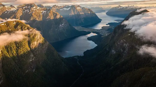 Te Anau: 30-minutowy lot widokowy nad Parkiem Narodowym Fiordland