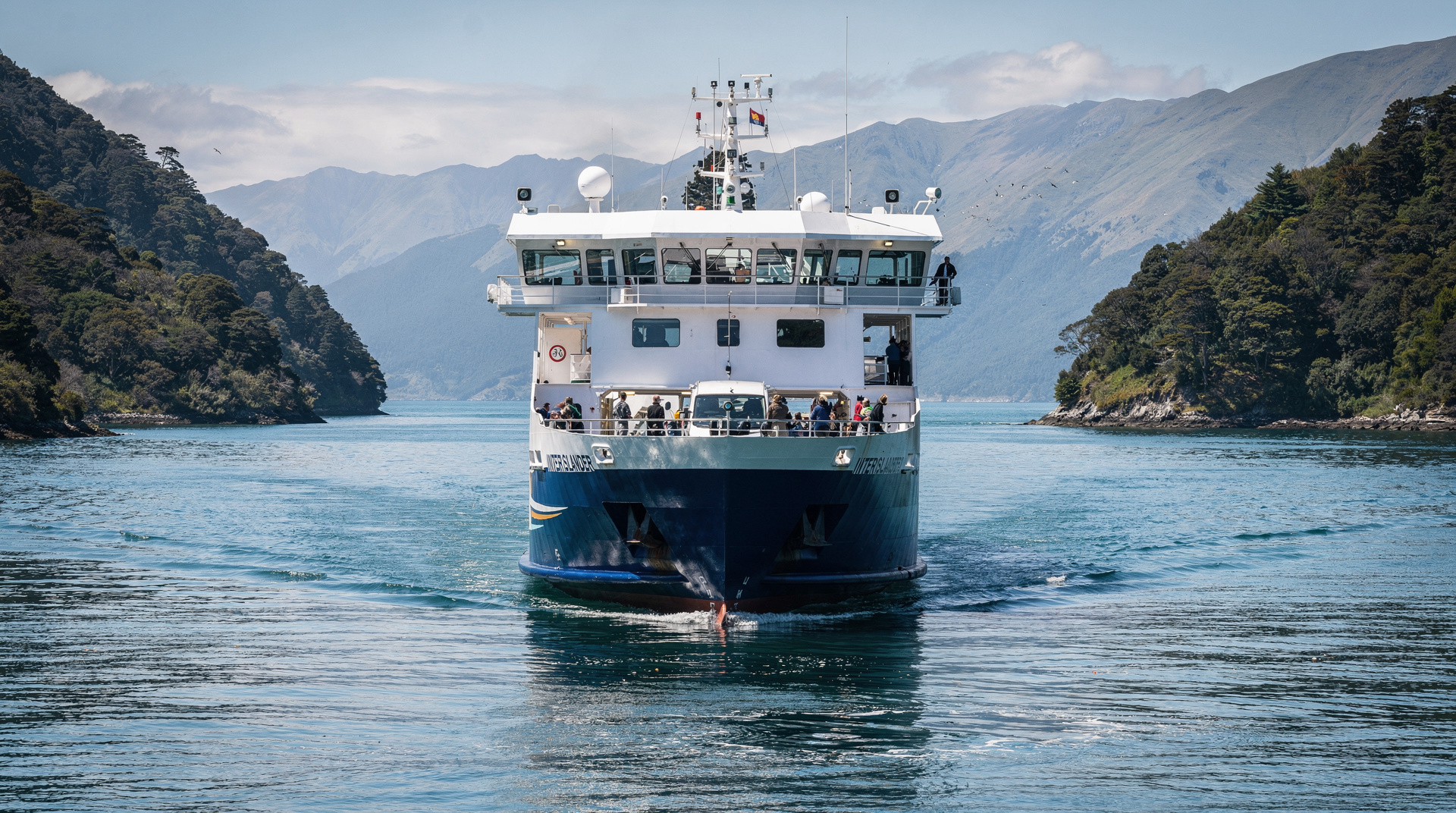 Guia do ferry do Cook Strait