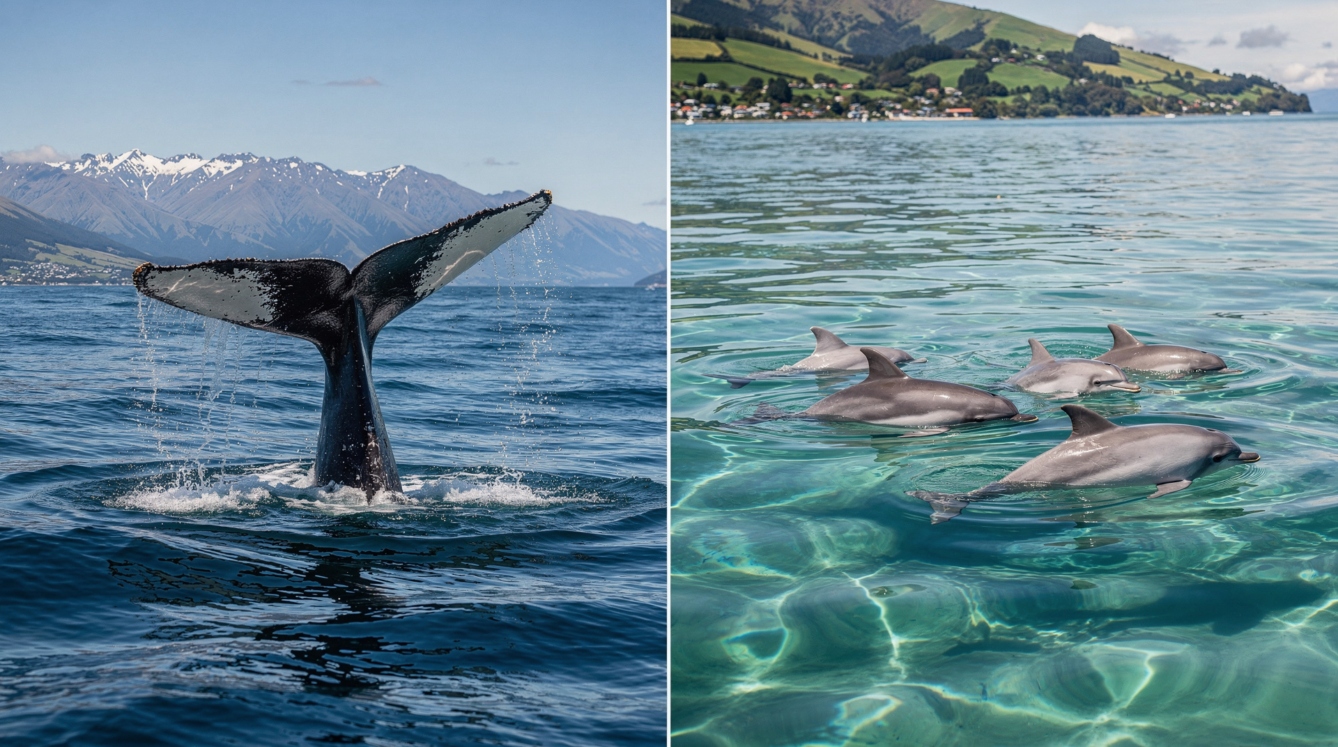 Kaikoura vs Akaroa para vida selvagem