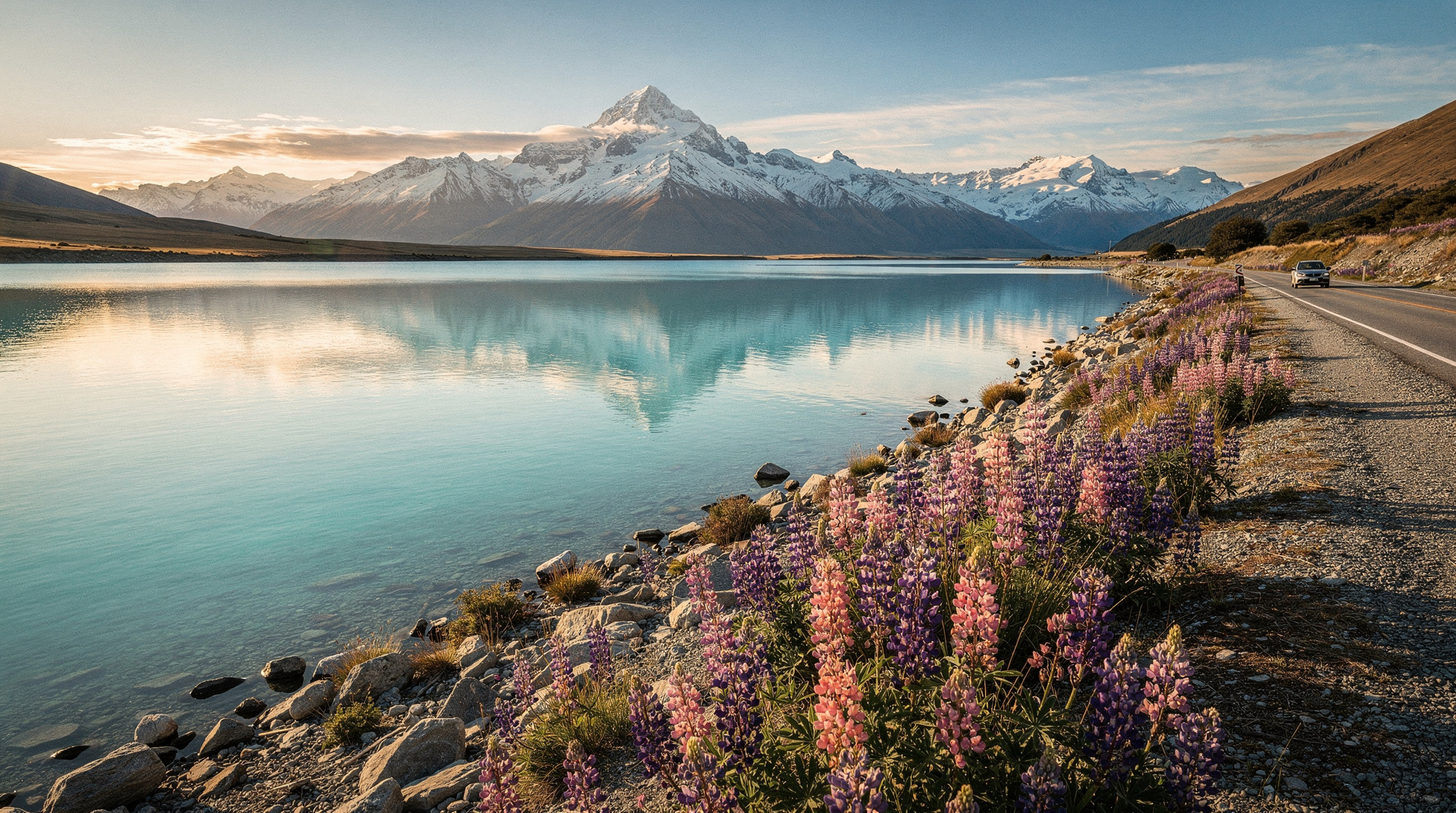 Lake Pukaki — o portal turquesa para Aoraki/Mt Cook