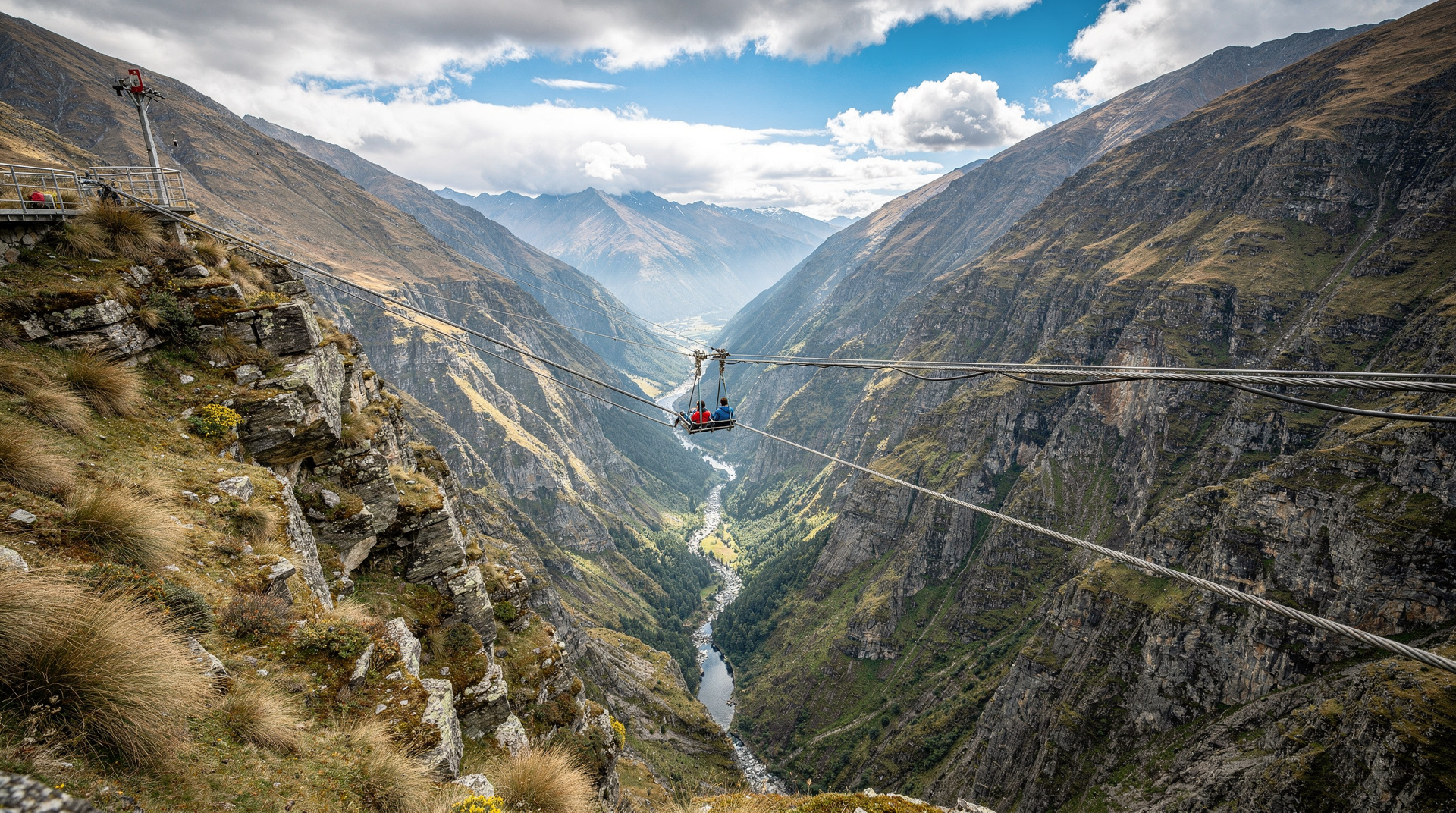 Nevis Swing — o maior canyon swing de Queenstown