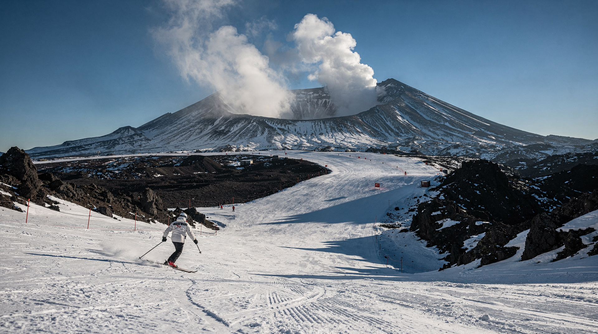 Ski no Mt Ruapehu — Whakapapa e Turoa num vulcão ativo