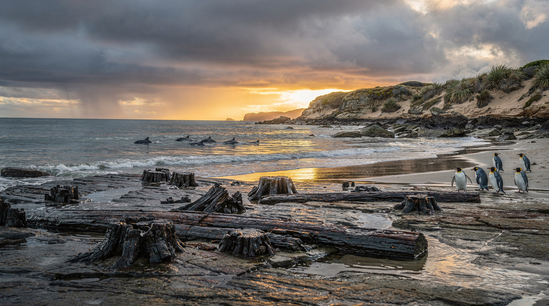 The Catlins — praias, vida selvagem e cascatas