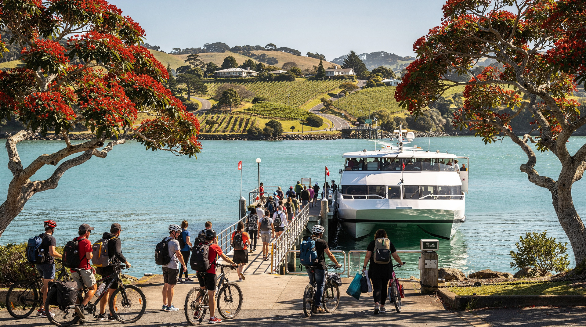 Excursão de dia à Ilha Waiheke a partir de Auckland