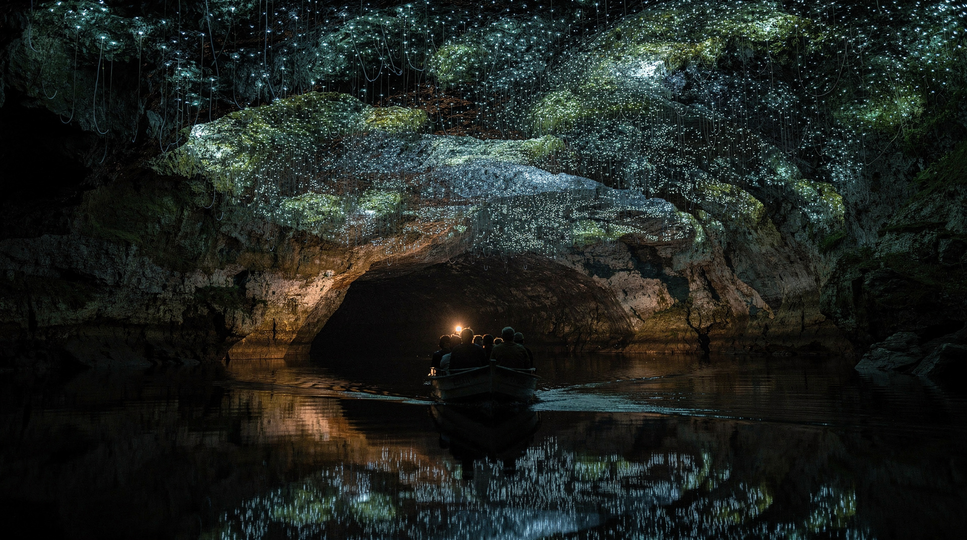 Grutas de pirilampos de Waitomo — guia do visitante